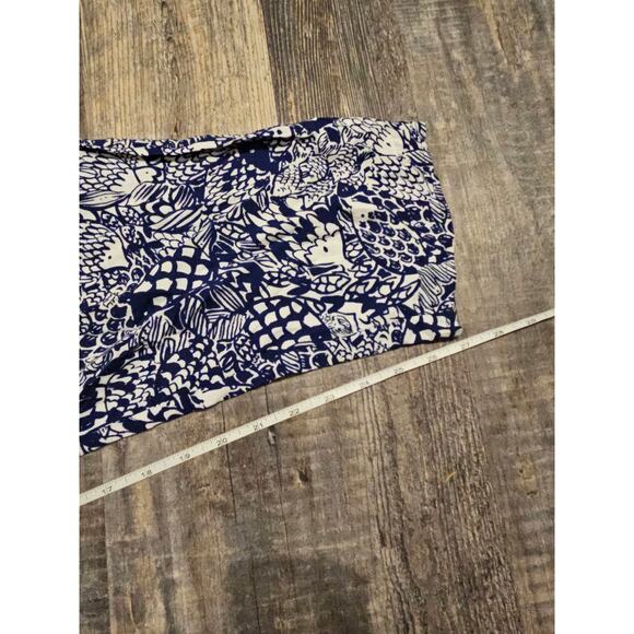 Lilly Pulitzer Target strapless jumpsuit Upstream navy fish womens xxl 2x plus - Picture 7 of 9